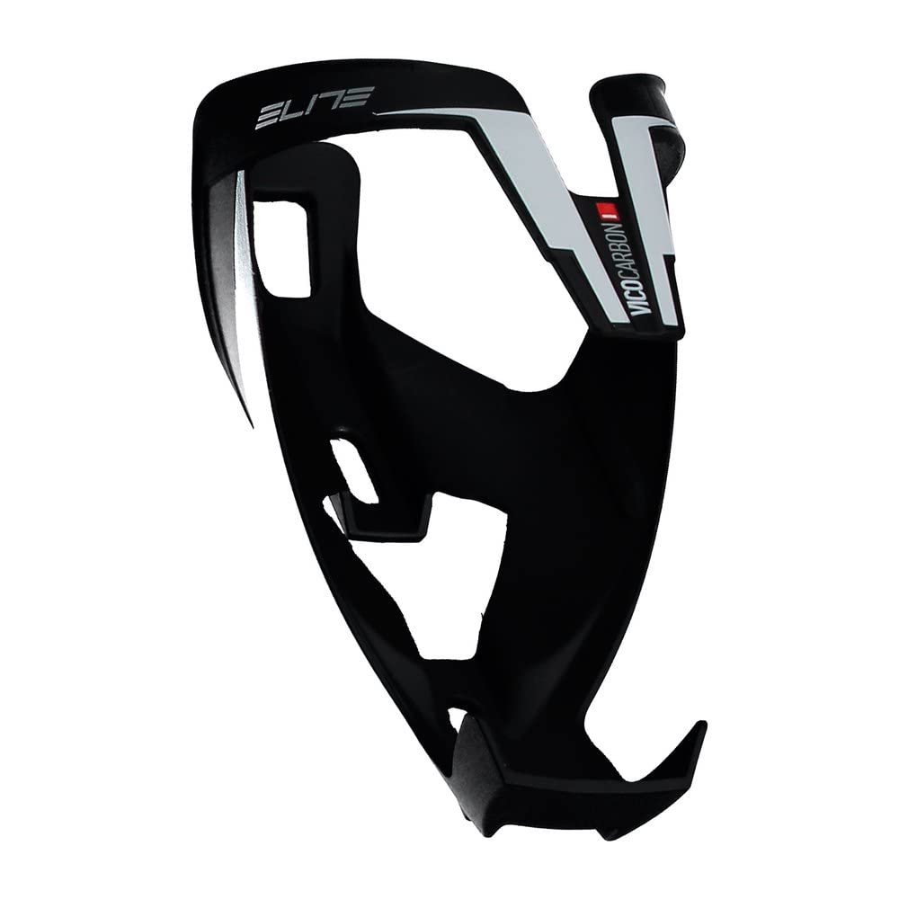 Elite Vico carbon bottle cage matt black / white