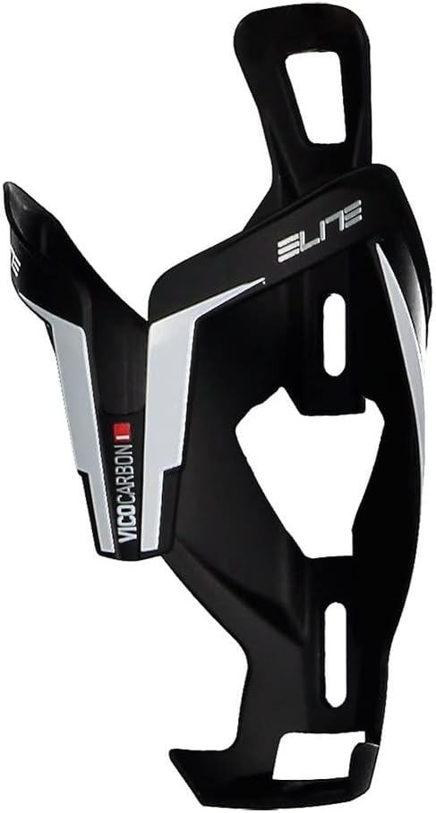Elite Vico carbon bottle cage matt black / white