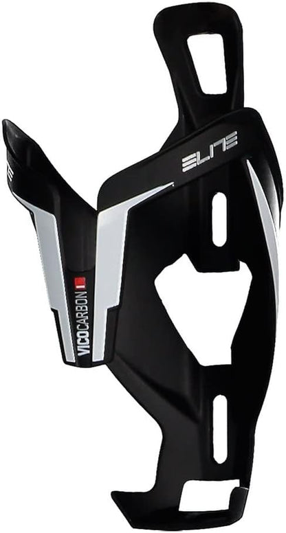 Elite Vico carbon bottle cage matt black / white