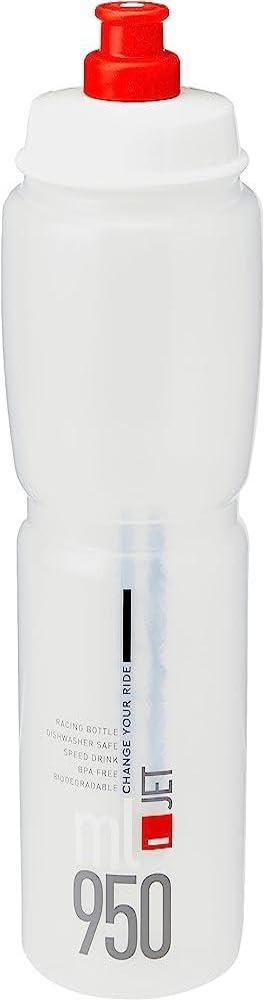 Elite Jet Biodegradable clear red logo