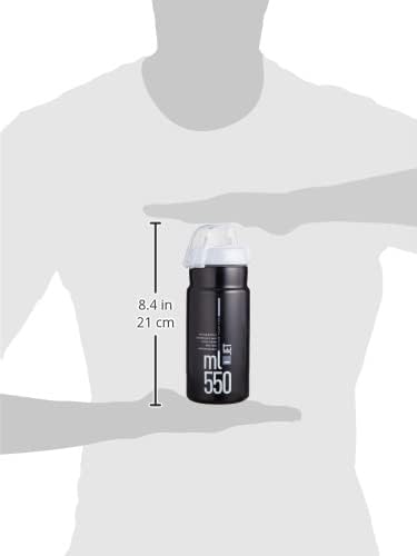 Elite Jet Biodegradable MTB, black with grey logo 550 ml