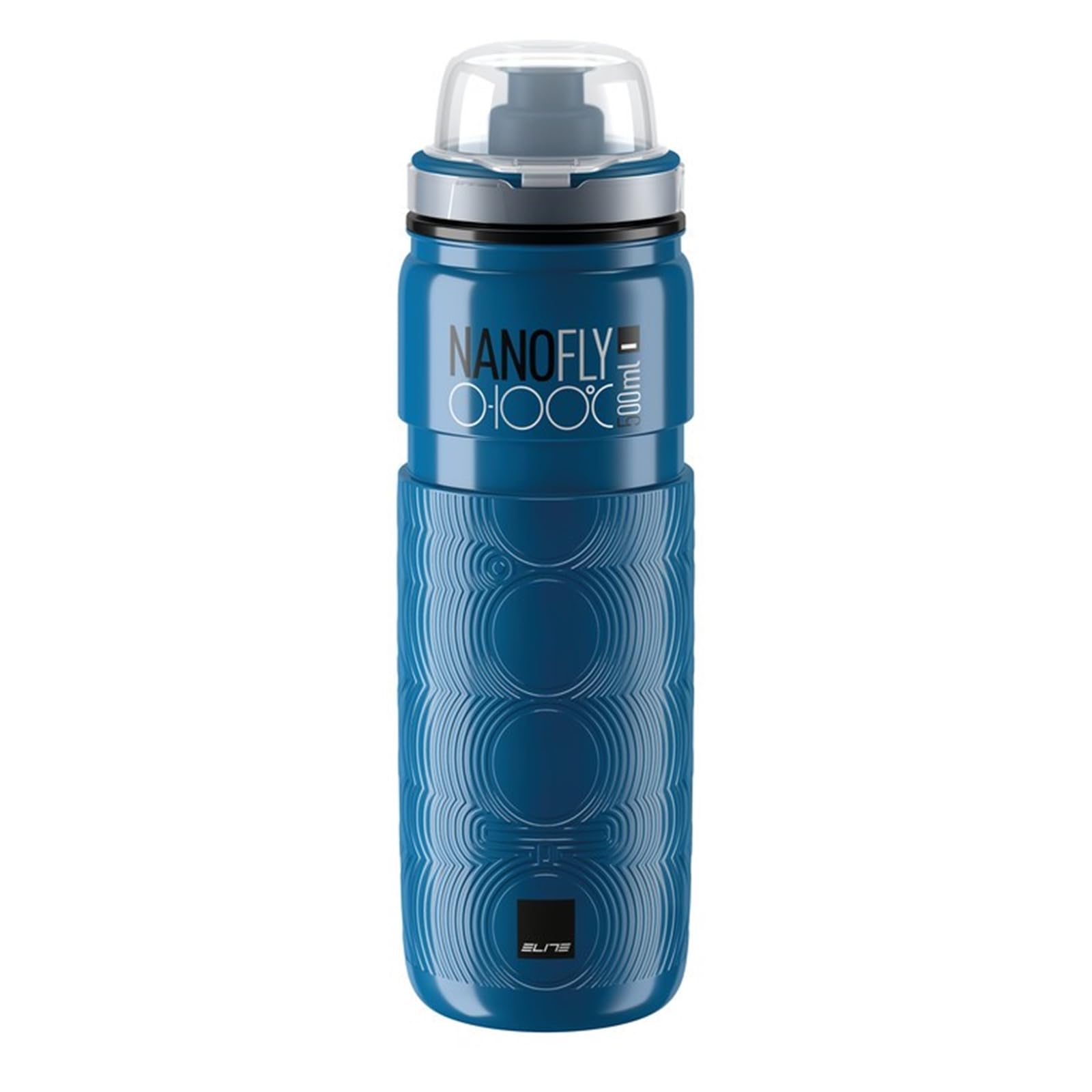 Elite Nano Fly 0-100, with MTB cap, thermal 4 hour, blue 500 ml