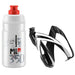 Elite Ceo Jet youth bottle kit includes cage and 66 mm, 350 ml bottle red