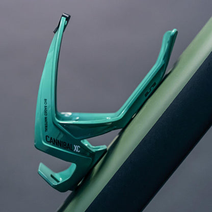 Elite Cannibal Bio bottle cage gloss green