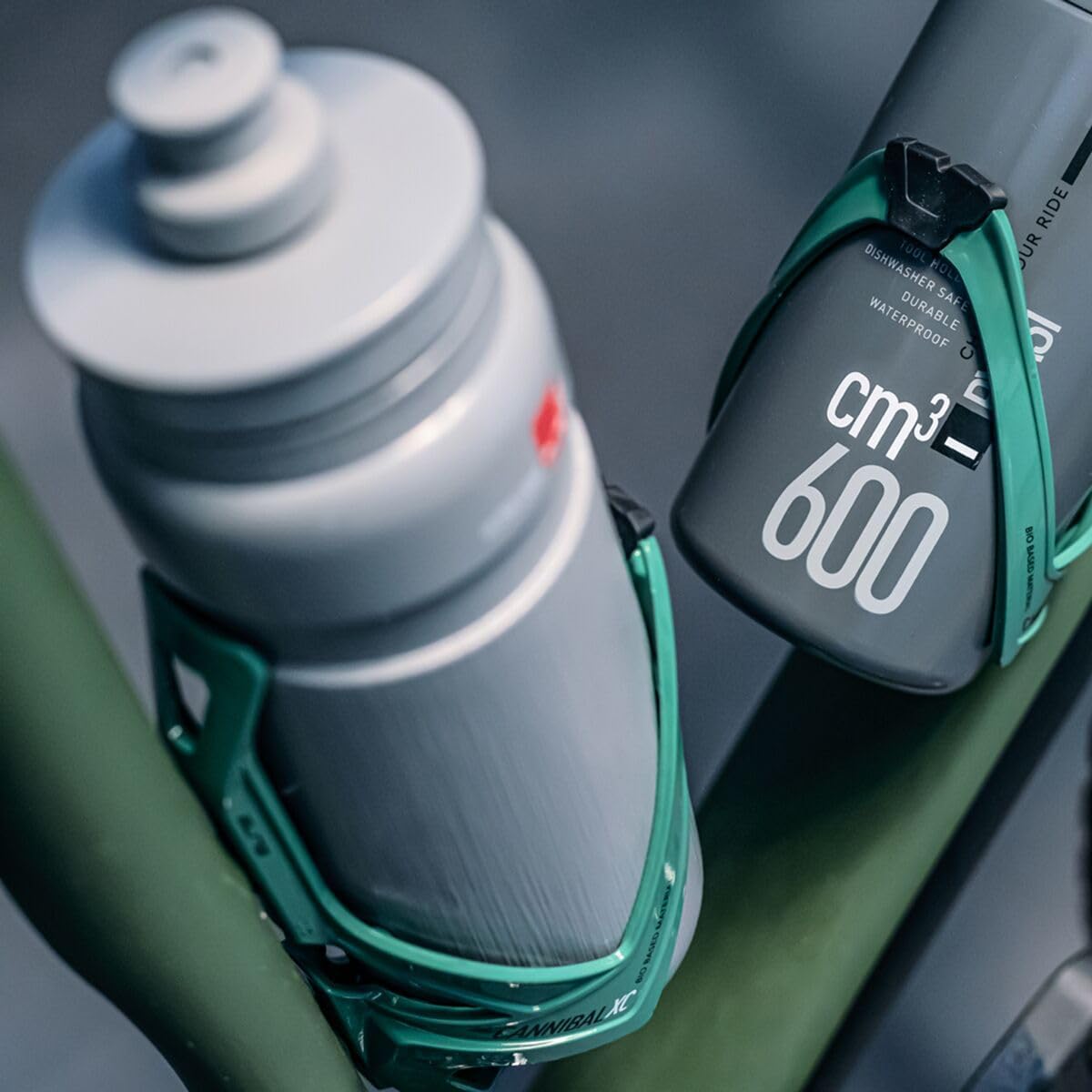 Elite Cannibal Bio bottle cage gloss green