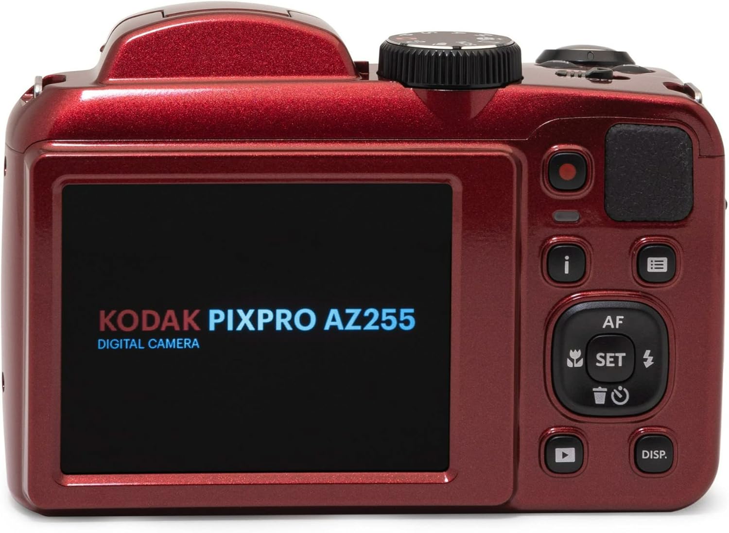 KODAK PIXPRO Astro Zoom AZ255-RD 16MP Digital Camera with 25X Optical Zoom 24mm Wide Angle 1080P Full HD Video and 3" LCD (Red