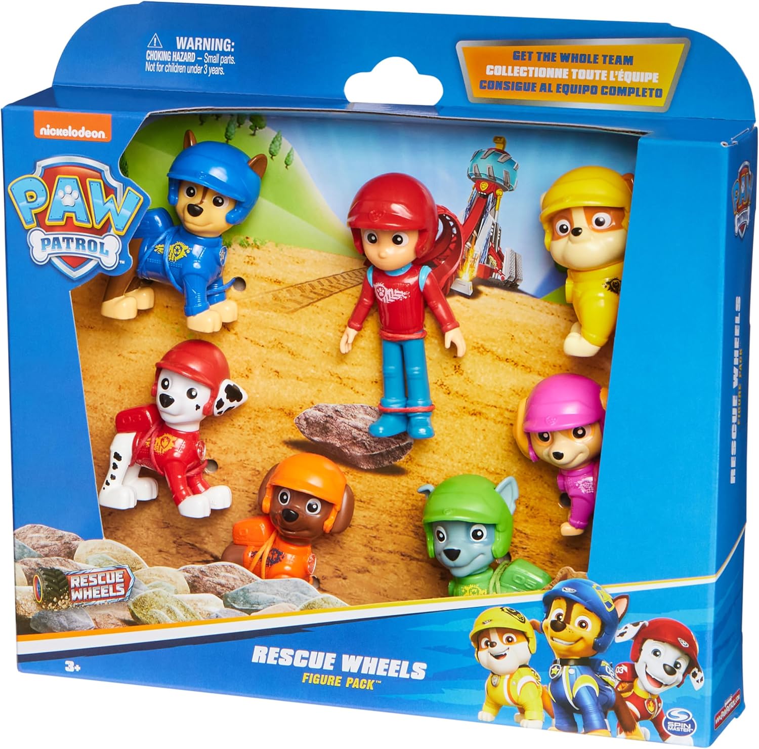 Paw Patrol: Rescue Wheels, Toy Figures Gift Pack, with 7 Collectible Action Figures, Kids’ Toys for Boys and Girls Aged 3 and up