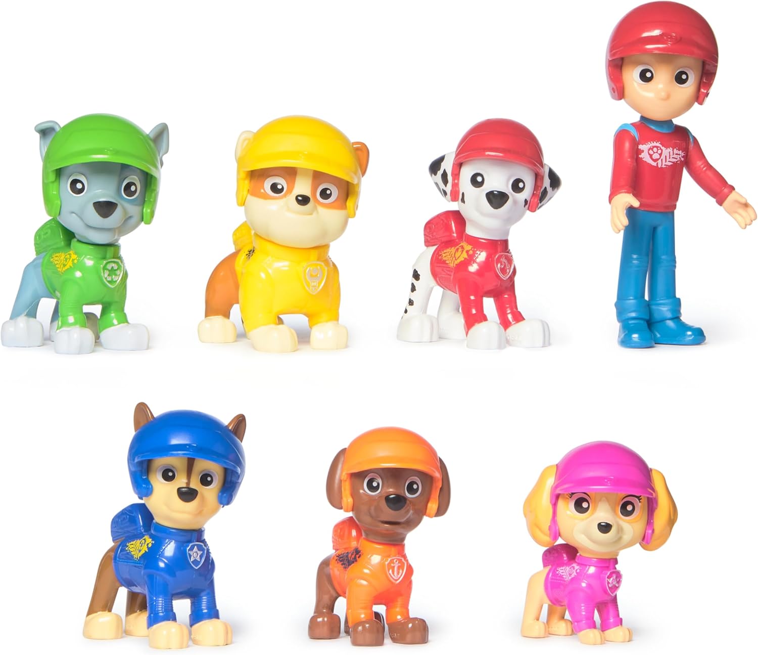 Paw Patrol: Rescue Wheels, Toy Figures Gift Pack, with 7 Collectible Action Figures, Kids’ Toys for Boys and Girls Aged 3 and up