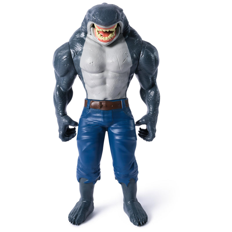 DC Comics, Batman Giant Series King Shark Action Figure, 30-centimetre Superhero Collectible Kids’ Toys for Boys and Girls Aged 3+