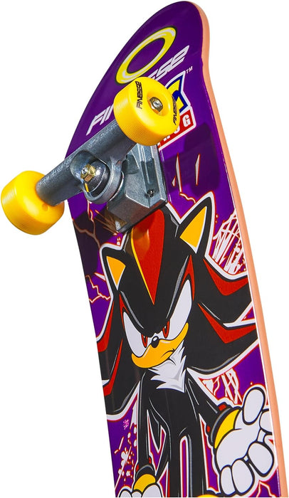Tech Deck, Finesse X Sonic the Hedgehog Handboard; Authentic Mini Skateboards, Kids’ Toys for Boys and Girls, Ages 6 and up (Hands Use Only