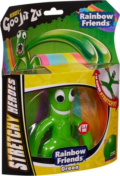 Heroes of Goo Jit Zu Rainbow Friends, Green. The multiplayer, kid-friendly horror story experience. Super Stretchy Goo Filled Toy Figure.