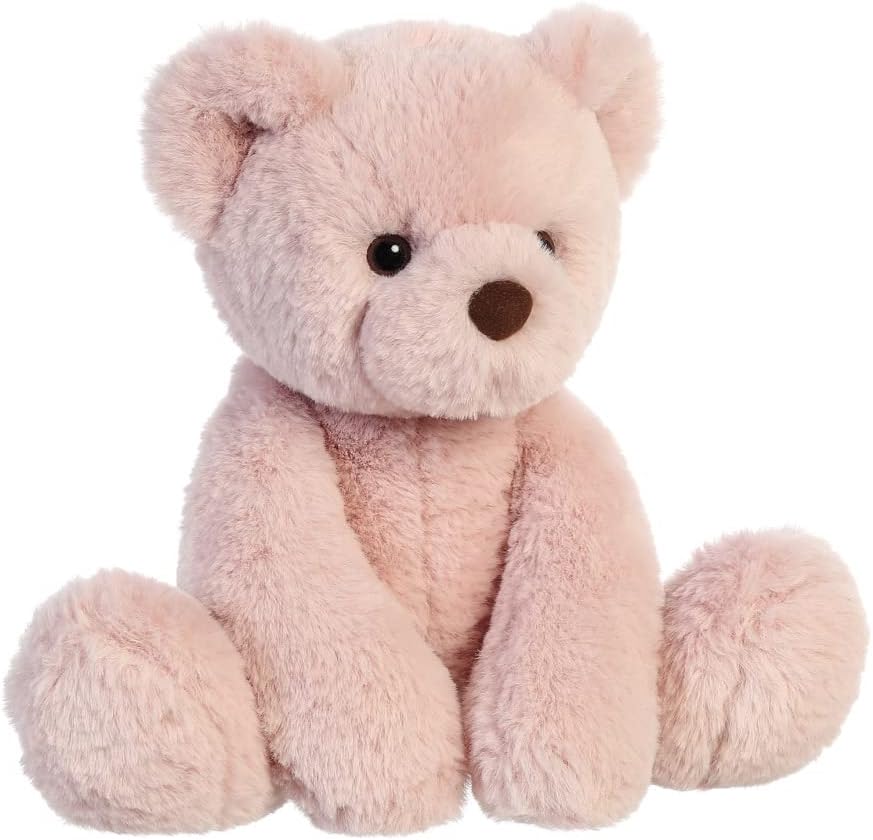 Aurora, 01796, Osito Avery, Peluche ecológico, Rosa empolvado