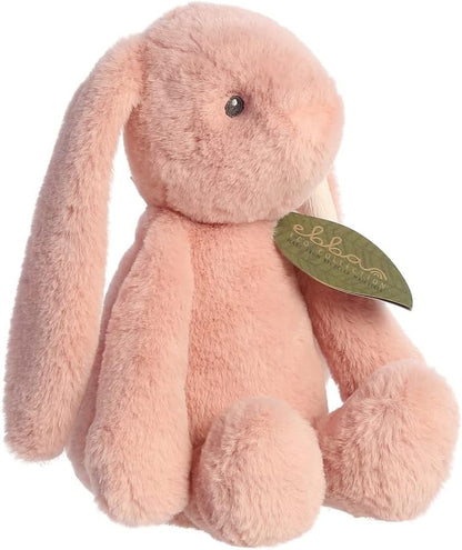 Aurora, 23318, ebba Baby Eco Brenna Bunny, 12.5In, Recycled Soft Toy, Pink