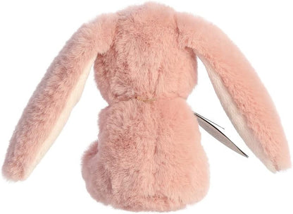 Aurora, 23330, ebba Baby Eco Brenna Bunny Rattle, 6In, Recycled Soft Toy, Pink