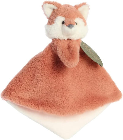 AURORA, 23359, ebba Baby Eco Francis Fox Kit Luvster Blanket, 12In, Recycled Soft Toy, Brown
