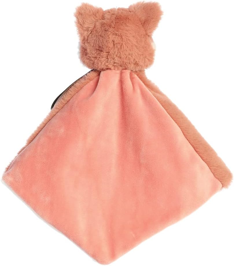AURORA, 23359, ebba Baby Eco Francis Fox Kit Luvster Blanket, 12In, Recycled Soft Toy, Brown