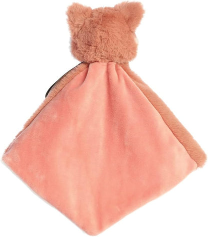 AURORA, 23359, ebba Baby Eco Francis Fox Kit Luvster Blanket, 12In, Recycled Soft Toy, Brown