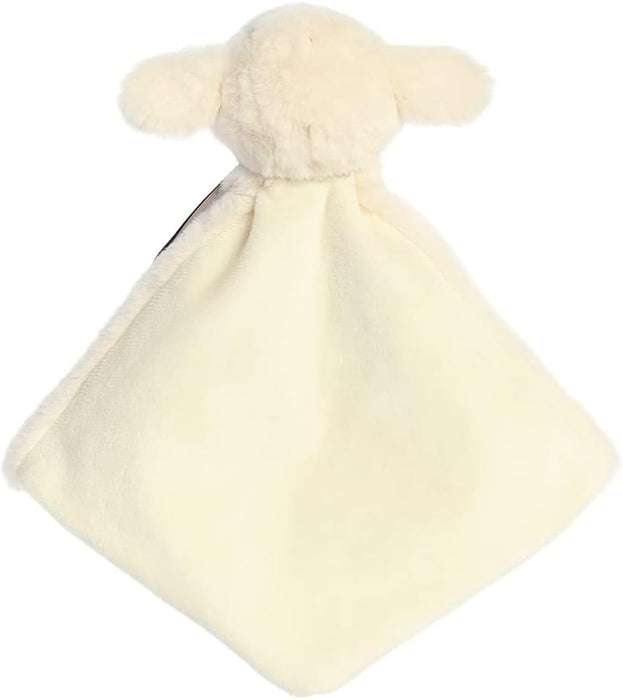 AURORA, 23361, ebba Baby Eco Laurin Lamb Luvster Blanket, 12In, Recycled Soft Toy, White