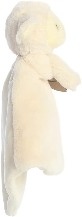 AURORA, 23361, ebba Baby Eco Laurin Lamb Luvster Blanket, 12In, Recycled Soft Toy, White