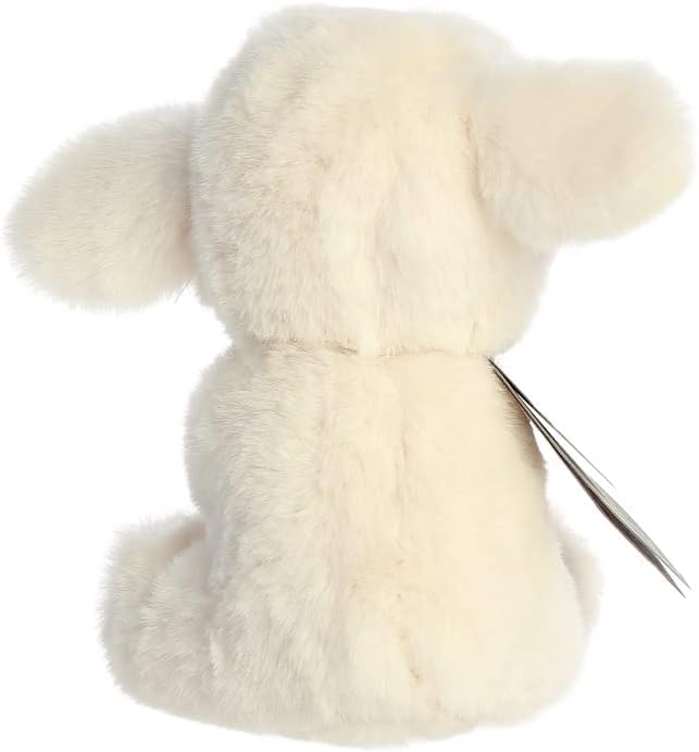 AURORA, 23367, ebba Baby Eco Laurin Lamb Rattle, 6In, Recycled Soft Toy, White