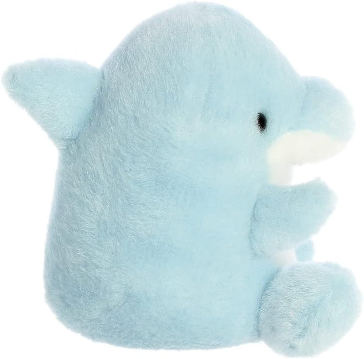 Aurora, 33684, Palm Pals Clicks Dolphin, 5In, Soft Toy, Blue