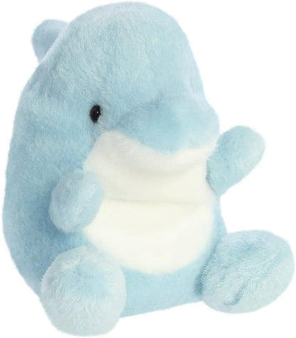 Aurora, 33684, Palm Pals Clicks Dolphin, 5In, Soft Toy, Blue