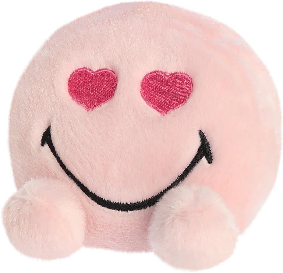 Aurora, 44303, SMILEYWORLD® Official Merchandise, Heart Eyes, 5In, Soft Toy, Pink