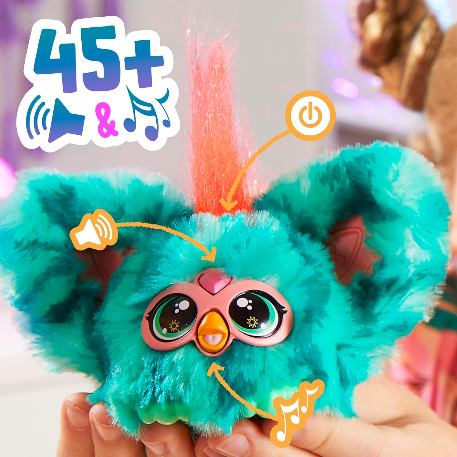 Furby Furblets Mello-Nee Mini Electronic Plush Toy MELLO NEE