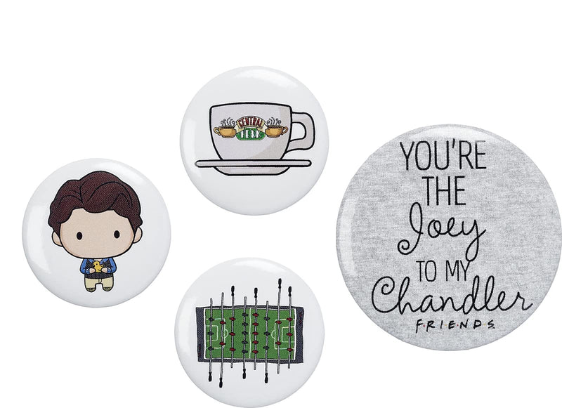 Offizielles „Friends Chandler“-Knopf-Set von The Carat Shop.