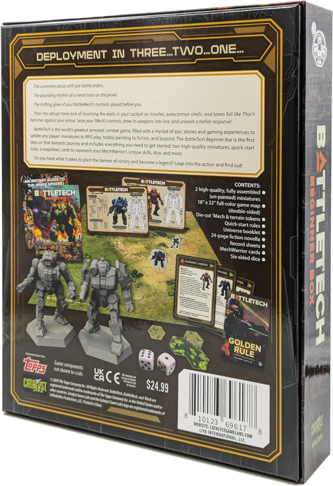Catalyst Game Labs BattleTech | Beginner Box 40th Anniversary by, Strategy Board Game, for 2 Players and Ages 14+