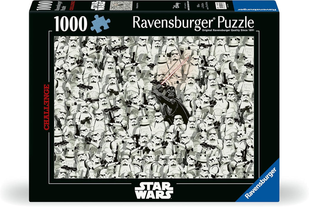 Ravensburger Puzzle 12000458 - Challenge Star Wars - 1000 Teile Puzzle für Erwachsene und Kinder ab 14 Jahren, Star Wars Geschenke