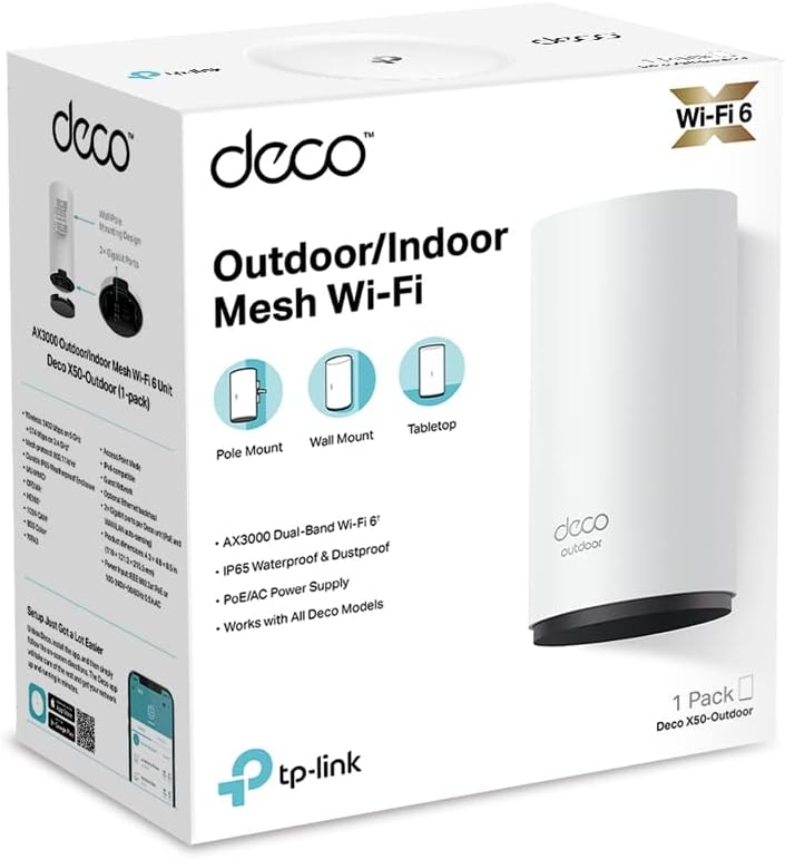 TP-Link AX3000 Outdoor/Indoor Mesh Wi-Fi
