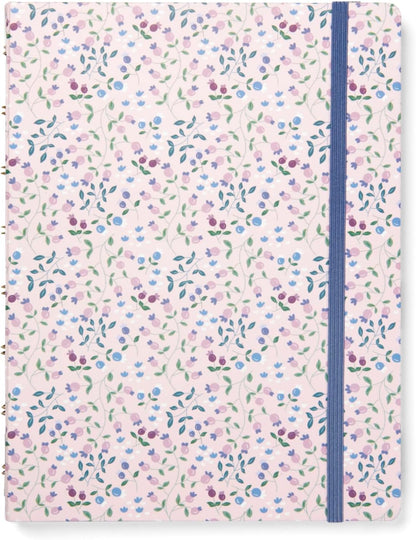 Filofax Meadow A5 Refillable Notebook - Pink