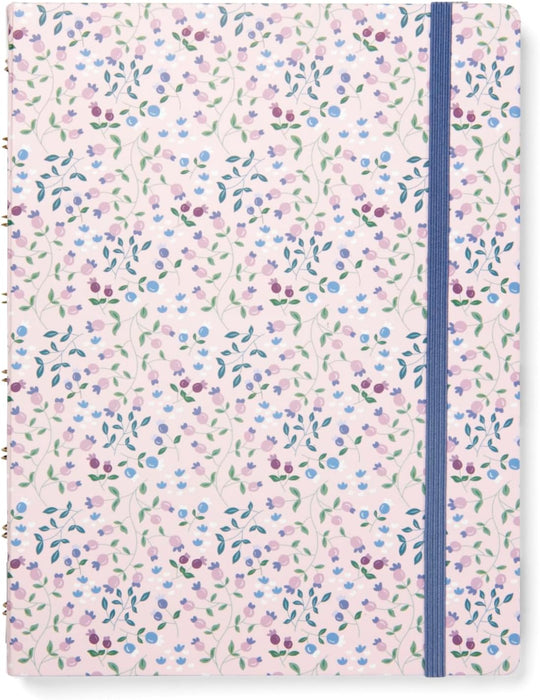 Filofax Meadow A5 Refillable Notebook - Pink