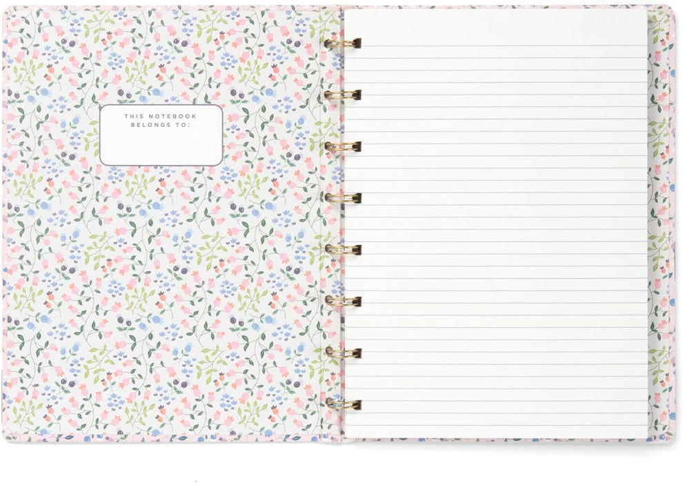 Filofax Meadow A5 Refillable Notebook - Pink