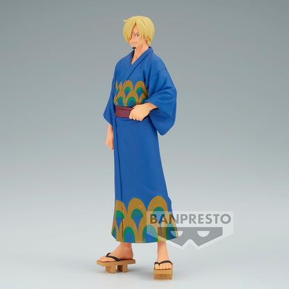 Banpresto Sanji One Piece - DXF The Grandline Series - Wanokuni - Yukata Version, 17 cm, mehrfarbig, BP88989P