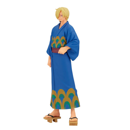 Banpresto Sanji One Piece - DXF The Grandline Series - Wanokuni - Yukata Version, 17 cm, mehrfarbig, BP88989P