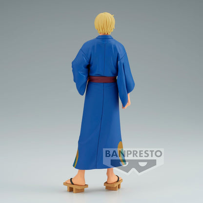Banpresto Sanji One Piece - DXF The Grandline Series - Wanokuni - Yukata Version, 17 cm, mehrfarbig, BP88989P