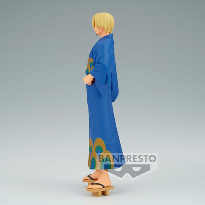 Banpresto Sanji One Piece - DXF The Grandline Series - Wanokuni - Yukata Version, 17 cm, mehrfarbig, BP88989P
