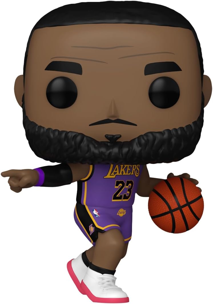 Funko POP! NBA: Lakers - LeBron James - Collectable Vinyl Figure - Gift Idea - Official Merchandise - Toys for Kids & Adults - Sports Fans - Model Figure for Collectors and Display