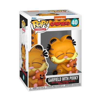 Funko Pop! Comics: Garfield– Garfield With Pooky - Collectable Vinyl Figure - Gift Idea - Official Merchandise - Toys for Kids & Adults - Cartoons Fans - Model Figure for Collectors and Display