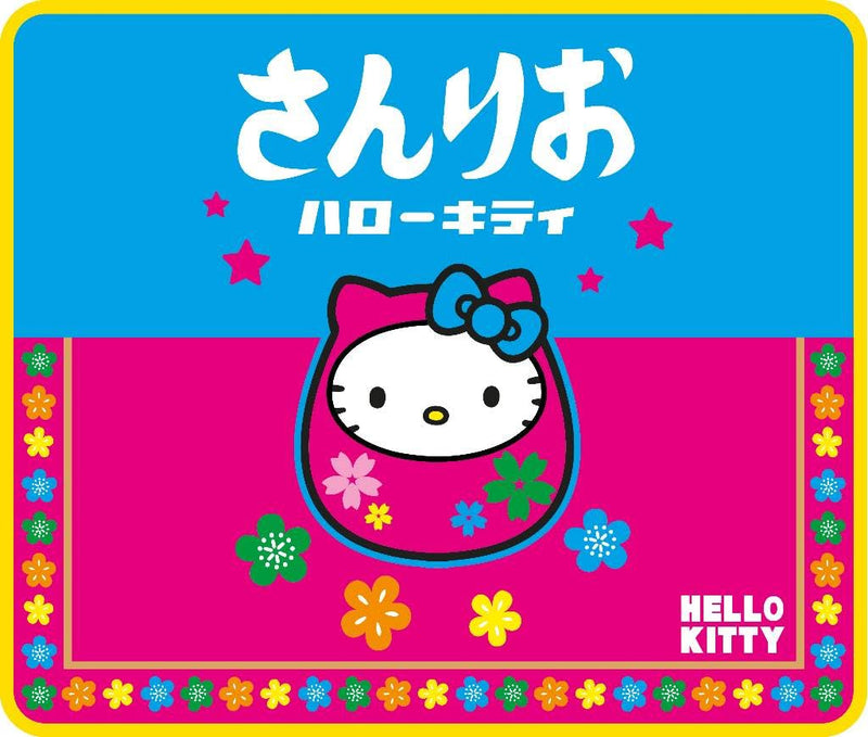 Konix Hello Kitty Gaming-Mauspad 32 x 27 cm - rutschfeste Mikrofaser-Oberfläche - Gummi - Motiv Japan