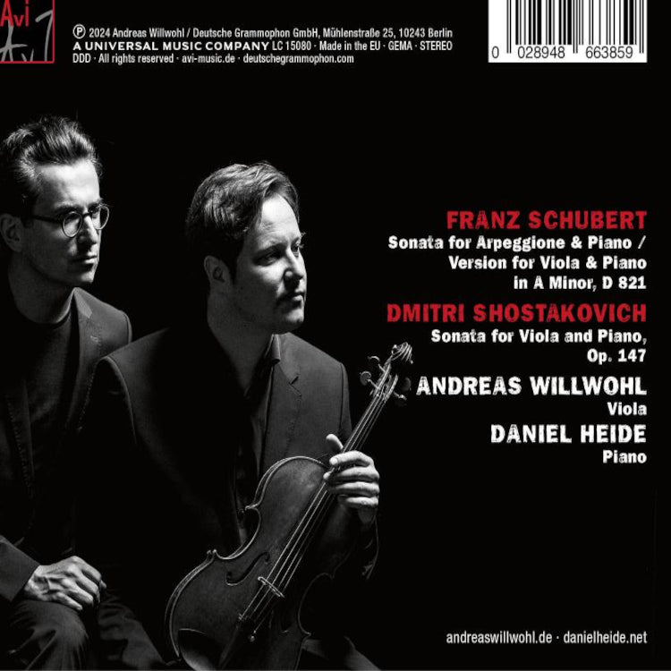 Schubert & Shostakovich: Viola & Piano