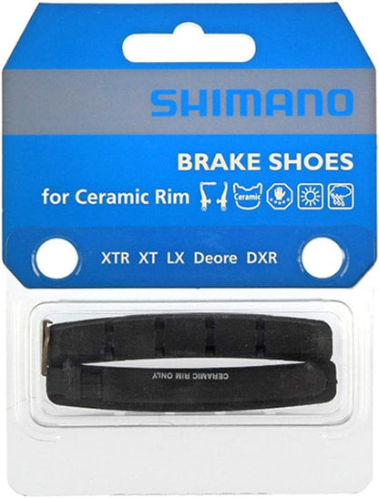 Shimano BR-M950 XTR / XT V-brake cartridge pad insert ceramic rim, Pair