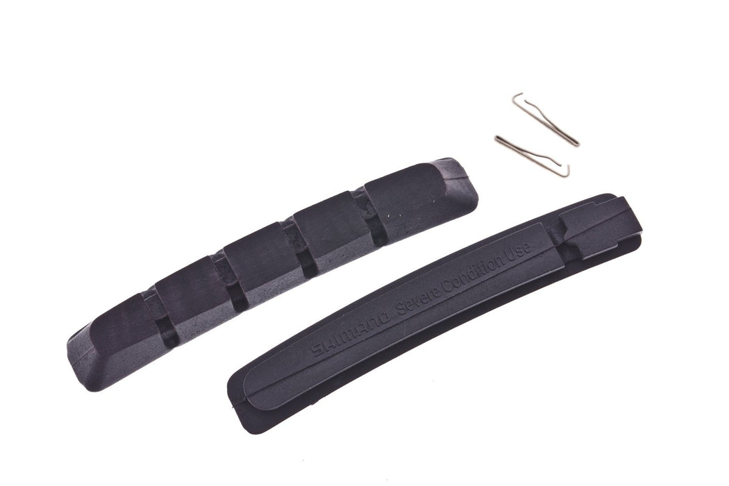 Shimano M70R2 V-Brake Cartridge Pad Insert, Severe Conditions, Alloy Rims, Pair