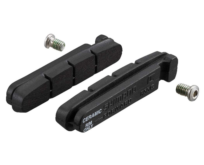 Shimano R55C Dura Ace/Ultegra cartridge pad inserts, ceramic rims, pair