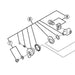 Shimano BR-6800 cable fixing bolt and plate