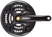 Shimano FC-M311 Altus square taper chainset, 48/38/28T, with chainguard, 175 mm