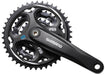 Shimano FC-M311 Altus square taper chainset, 48/38/28T, without chainguard, 175 mm