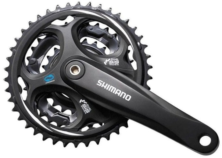 Shimano FC-M311 Altus square taper chainset, 48/38/28T, without chainguard, 175 mm